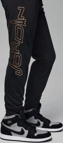 Спортивный костюм детский Nike TAKE FLIGHT TRICOT черно-золотой 85C811-023