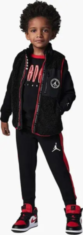 Спортивний костюм дитячий Nike JORDAN MVP STATEMENT чорно-червоний 85B725-023
