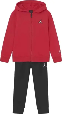 Спортивный костюм детский Nike ESSENTIALS FLEECE красно-черный 85A744-023