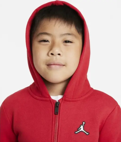 Спортивный костюм детский Nike ESSENTIALS FLEECE красно-черный 85A744-023