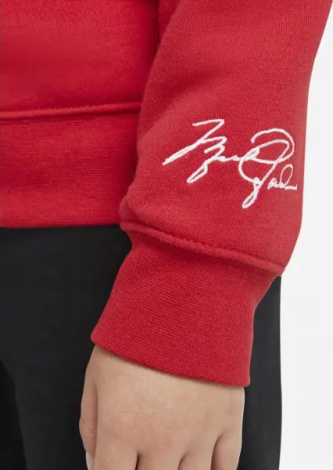 Спортивный костюм детский Nike ESSENTIALS FLEECE красно-черный 85A744-023