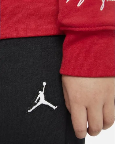Спортивный костюм детский Nike ESSENTIALS FLEECE красно-черный 85A744-023