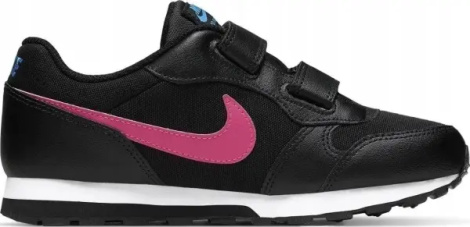 Кросівки дитячі Nike MD RUNNER 2 (PSV) чорно-рожеві 807317-020