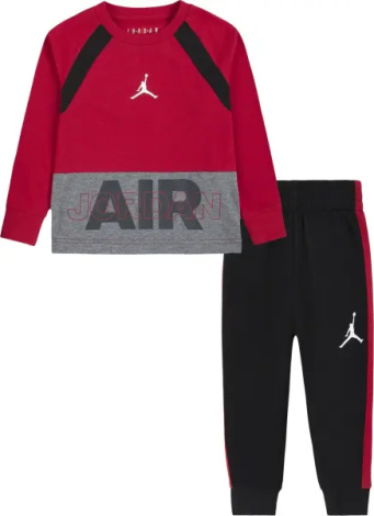 Спортивный костюм детский Nike JORDAN BASELINDE красно-черно-серый 75C053-KR5