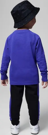 Спортивний костюм дитячий Nike JORDAN BASELINDE фіолетово-чорно-жовтий 75C053-023