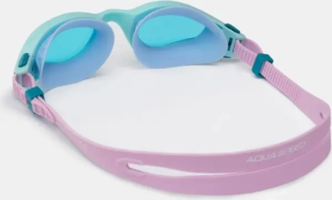 Окуляри для плавання Aqua Speed ​​AURORA м'ятно-світло-рожево-блакитні 745-63