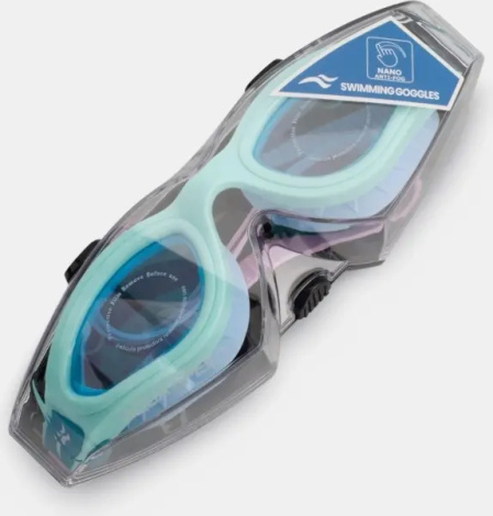 Окуляри для плавання Aqua Speed ​​AURORA м'ятно-світло-рожево-блакитні 745-63