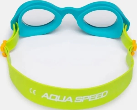 Окуляри для плавання дитячі Aqua Speed ​​BONITO бірюзово-салатово-жовтогарячі 743-30