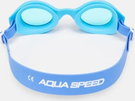 Очки для плавания детские Aqua Speed BONITO голубо-сине-белые 743-01