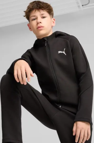 Спортивный костюм подростковый Puma EVOSTRIPE черный 681803-01__681804-01