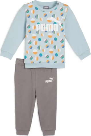 Спортивный костюм детский Puma ESSENTIALS SUMMER CAMP голубо-серый 679280-22