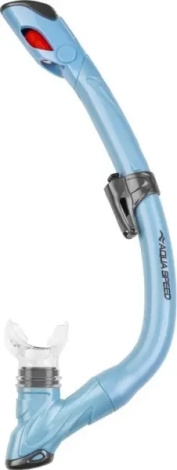 Набір для плавання (маска і трубка) дитячий Aqua Speed AURA + EVO блакитний 605-02