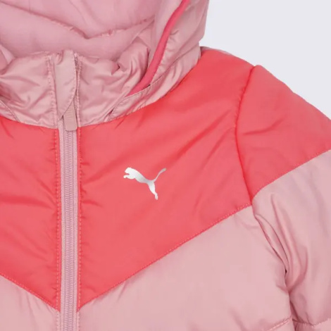 Куртка детская Puma MINICATS PADDED светло-розово-розовая 580310-14