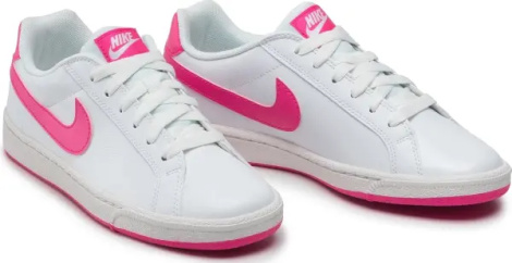 Кеды женские Nike COURT MAJESTIC бело-розовые 454256-113