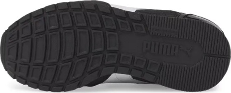 Кроссовки детские Puma ST RUNNER V3 MESH черно-белые 385511-01