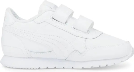 Кроссовки детские Puma ST RUNNER V3 LEATHER белые 384905-02