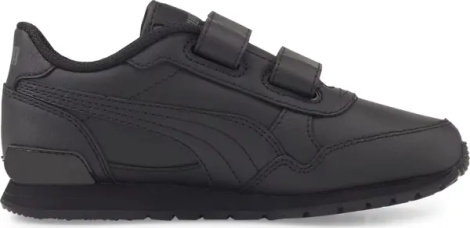 Кроссовки детские Puma ST RUNNER V3 LEATHER черные 384905-01