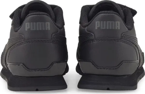 Кроссовки детские Puma ST RUNNER V3 LEATHER черные 384905-01