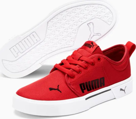 Кеды детские Puma EL REY II LACE JR красные 381546-02