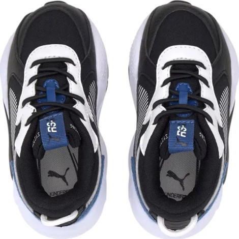 Кроссовки детские Puma RS-X COLLEGIATE черно-бело-синие 371628-01