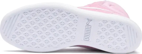 Ботинки детские Puma VIKKY MID FUR розово-белые 366854-02