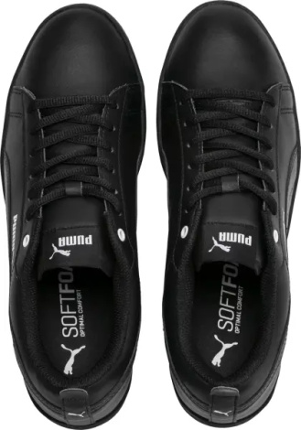 Кеды женские Puma SMASH V2 LEATHER черные 365208-03