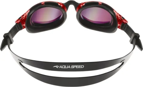 Очки для плавания Aqua Speed TRITON 2.0 MIRROR красно-черные 283-31