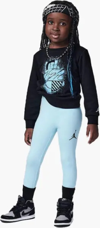 Спортивный костюм детский Nike JORDAN BROOKLYN FLEECE голубо-черный 25C791-F08