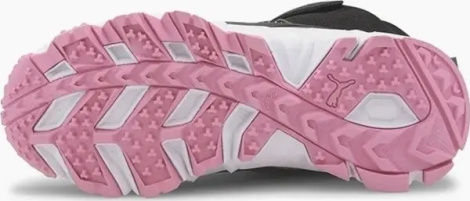 Ботинки детские Puma MAKA V JR черно-серо-розовые 192533-06