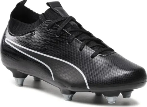 Бутсы детские Puma EVOKNIT II SG JR черные 105034-01