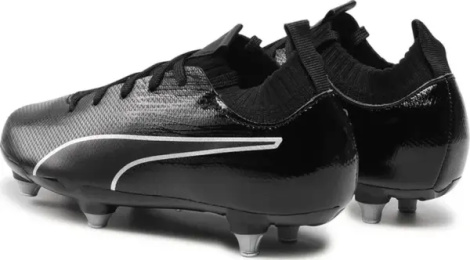Бутсы детские Puma EVOKNIT II SG JR черные 105034-01