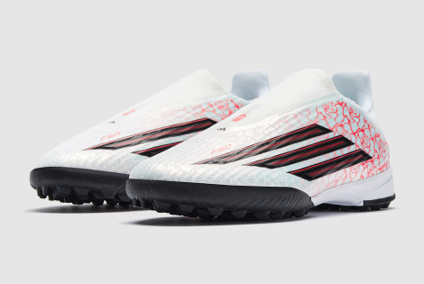 Детские сороконожки Adidas F50 League Laceless x Lamine Yamal TF Junior KJ3779