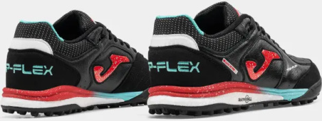 Сороконожки (шиповки) Joma TOP FLEX REBOUND черно-красно-голубые TORS2601TF