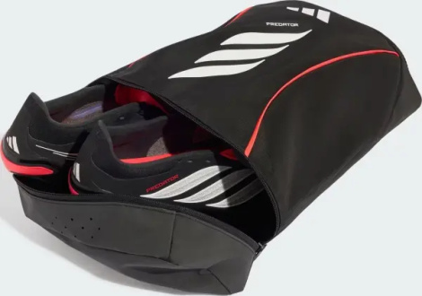 Сумка для обуви Adidas PREDATOR 11,8L черно-красно-белая KR8344