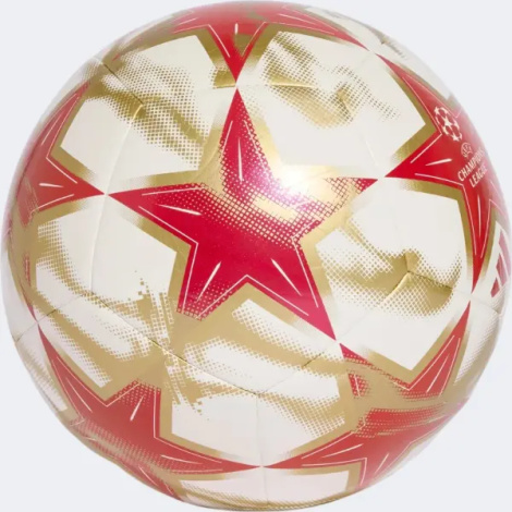 Футбольный мяч Adidas UCL CLUB кремово-красно-золотой Размер 5 KE9764