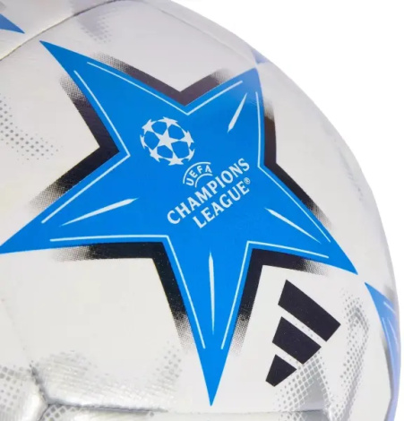 Футбольный мяч Adidas UCL TRAINING бело-серо-синий Размер 4 KE9759