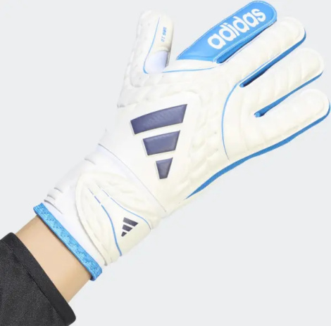 Воротарські рукавички дитячі Adidas COPA CLUB JR біло-блакитно-темно-сині KE9734