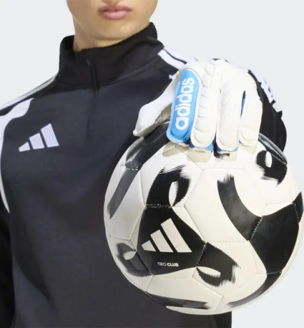 Воротарські рукавички дитячі Adidas COPA CLUB JR біло-блакитно-темно-сині KE9734