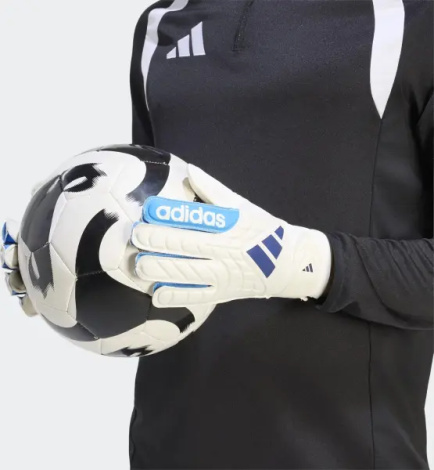 Воротарські рукавички дитячі Adidas COPA CLUB JR біло-блакитно-темно-сині KE9734