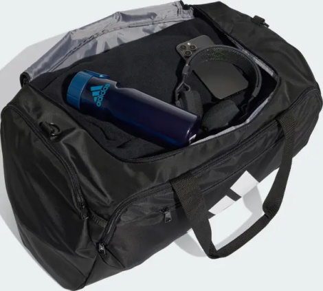 Сумка спортивная Adidas TRAINING DEFENDER DUFFLE BAG MEDIUM 60,6L черная JZ0607