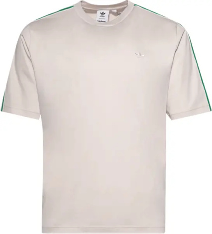 Футболка Adidas X WALES BONNER бежево-зеленая JM8204