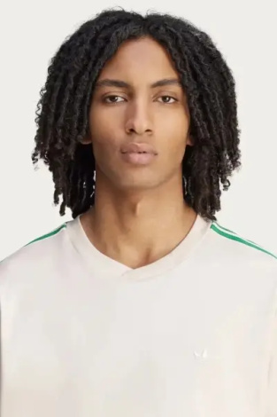 Футболка Adidas X WALES BONNER бежево-зеленая JM8204
