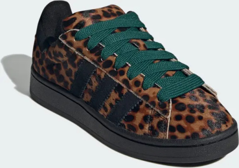 Кеди жіночі Adidas CAMPUS 00S коричнево-чорно-темно-зелені JH9768