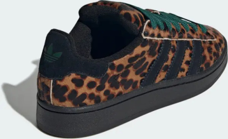 Кеди жіночі Adidas CAMPUS 00S коричнево-чорно-темно-зелені JH9768