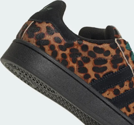 Кеди жіночі Adidas CAMPUS 00S коричнево-чорно-темно-зелені JH9768