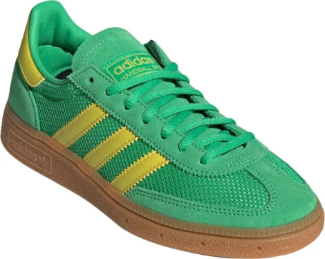 Кеды детские Adidas HANDBALL SPEZIAL зелено-желтые JH7857