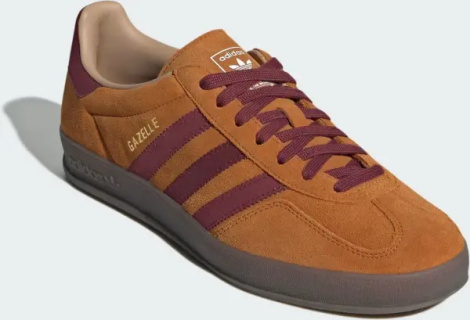 Кеды Adidas GAZELLE INDOOR коричнево-бордовые JH5411