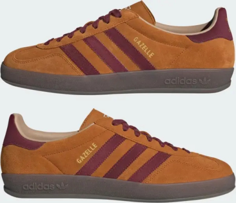 Кеды Adidas GAZELLE INDOOR коричнево-бордовые JH5411