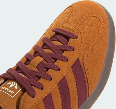 Кеды Adidas GAZELLE INDOOR коричнево-бордовые JH5411