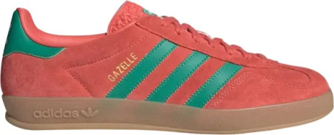 Кеди Adidas GAZELLE INDOOR червоно-зелені JH5407
